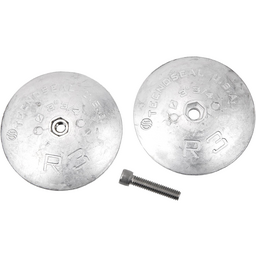 Seachoice 95607 Rudder & Trim Tab Anode w/Allen Screw, Aluminum, Model R3, Size 3-3/4" dia. x 1/2" thumbnail-2