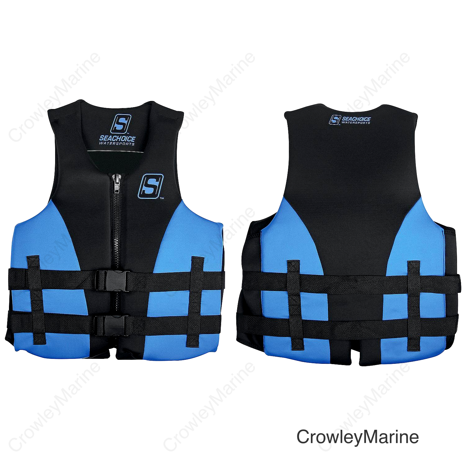 Seachoice Evoprene Multi-Sport Life Jacket - 3XL - Blue/Black, Fits Chest 50-56 in, USCG Level 70
