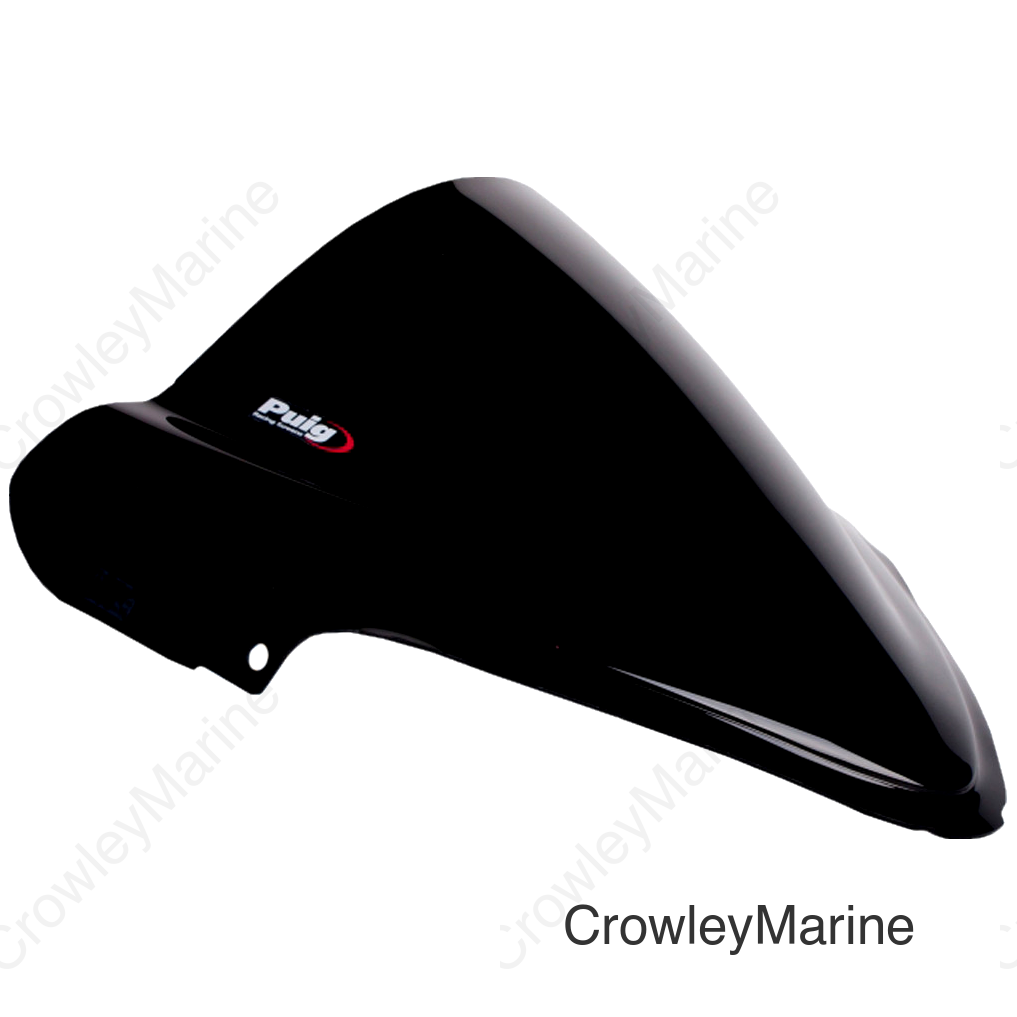 Race Windscreen - 15-3/8" - Black - Hayabusa