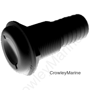 1 1/8 STRGHT BARBED Through-HULL (TH-1200-B)