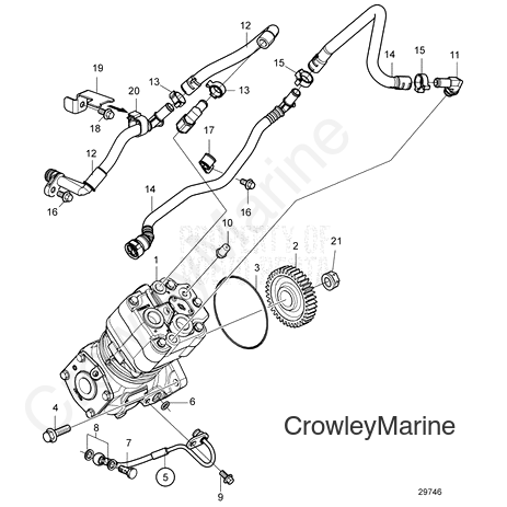 Manifold(V2) - Volvo Penta (78467576)