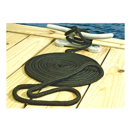 Seachoice Double-Braid Nylon Dock Line w/ Eye Splice, Pre-Shrunk, Heat Stabilized, 1/2 In. X 25 Ft., Teal Green thumbnail-1
