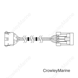 10' REMOTE HARNESS 5 WIRE 8PIN thumbnail-1