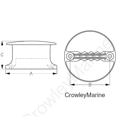 CL208 CLAM BOLLARD (002080)