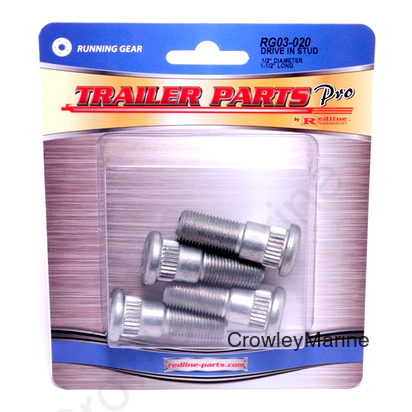 Drive In Stud, 1/2" Diameter, 1-1/2" Long (Qty 4) (144100)