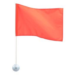 Seachoice Heavy-Duty Marine-Grade Nylon Orange Ski Flag w/ 24-in. Pole, 12 in. X 18 in. thumbnail-2