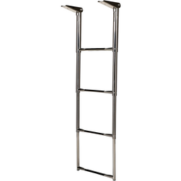 Seachoice Top Mount Telescoping Ladder for Universal Swim Platform, Stainless Steel Tubing, 4 Step, Ladder Only thumbnail-1