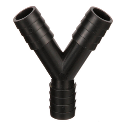 Seachoice 3-Way Y Fitting, Fits 3/4 in. ID Hose, Black Plastic thumbnail-4