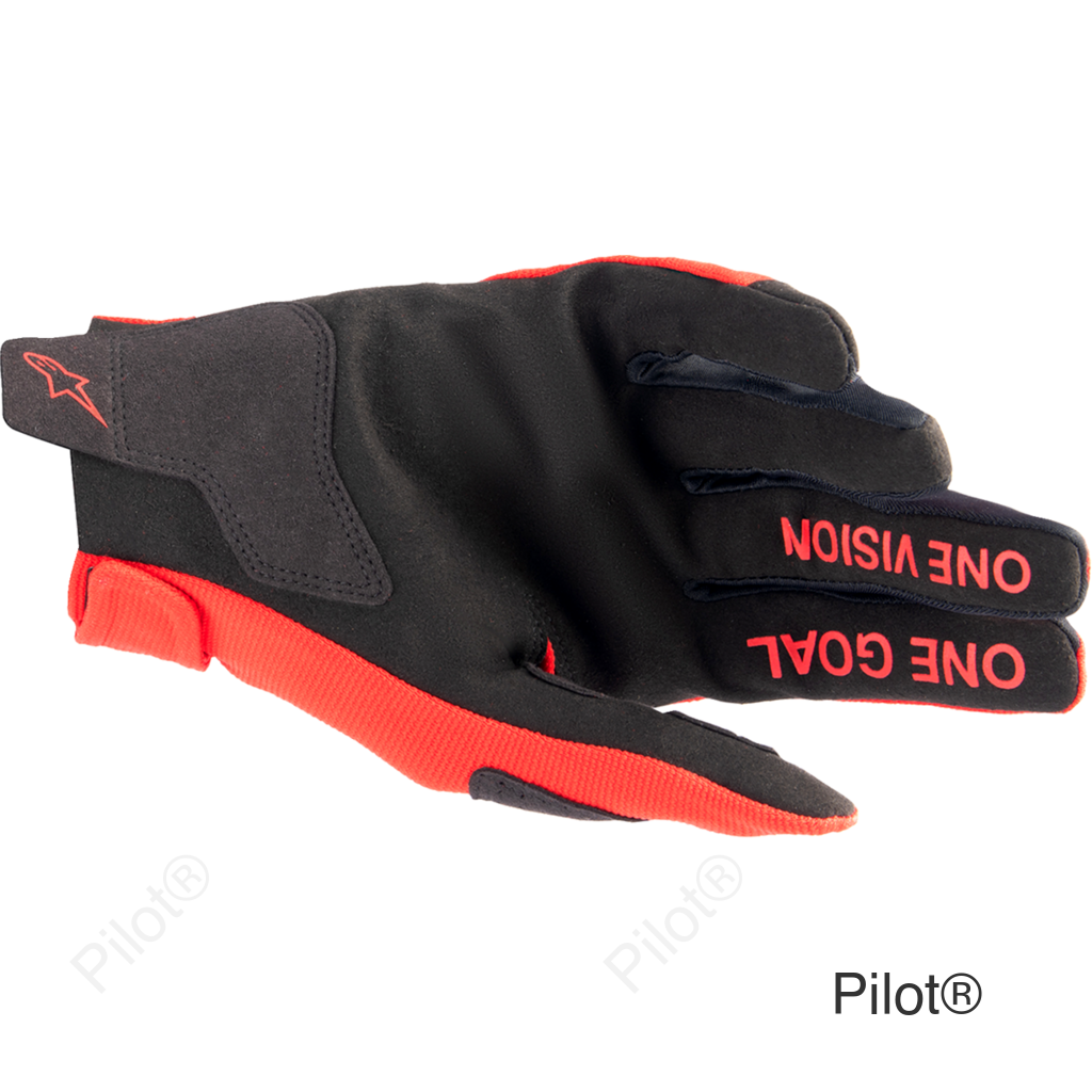 Radar Gloves - Mars Red/Silver - Large