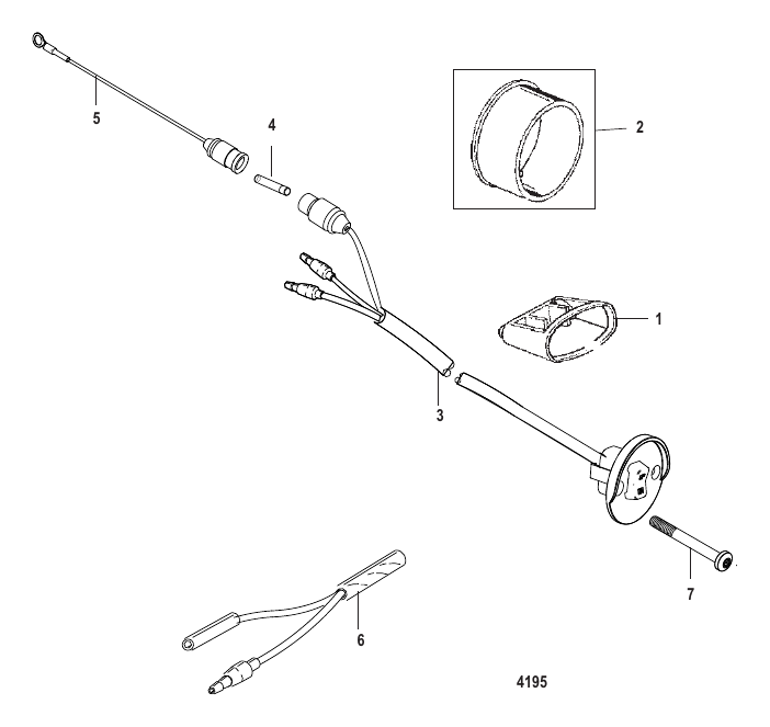 Serial Range Outboard 35 EFI Jet (4-STROKE)(4 CYL.) - 1C453840 & Up - Trim Switch Kit