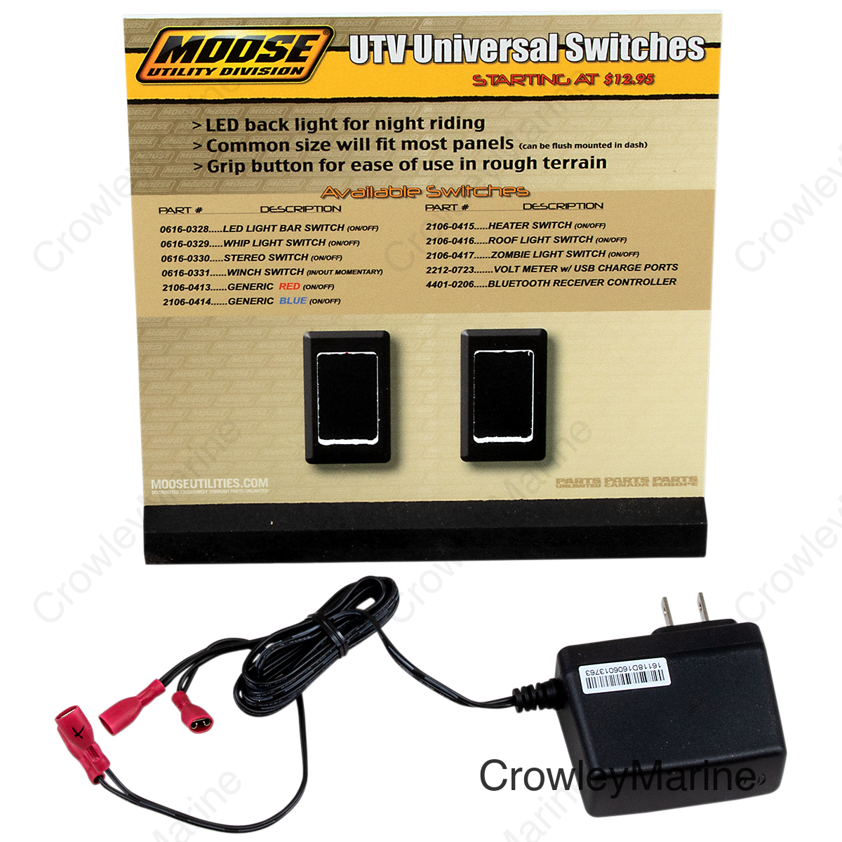DISPLAY MSE UTV SWITCHES