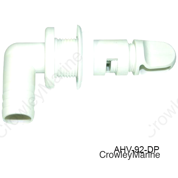 Aerator Spray Head, 90° w/Shutoff, White