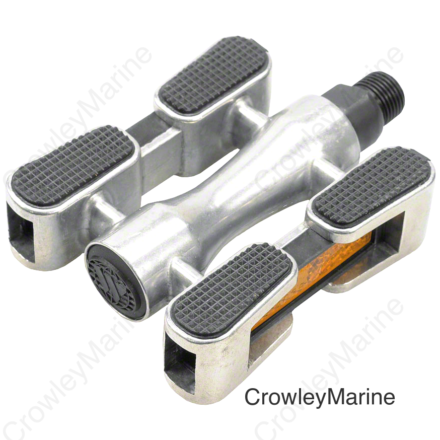 Dimension Cruiser Pedals - Platform Aluminum 9/16 Silver/Black