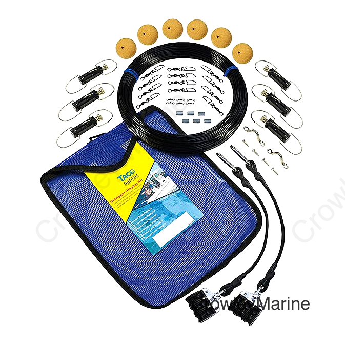 Taco Metals RK-0003MP Premium Triple Mono Rigging Kit