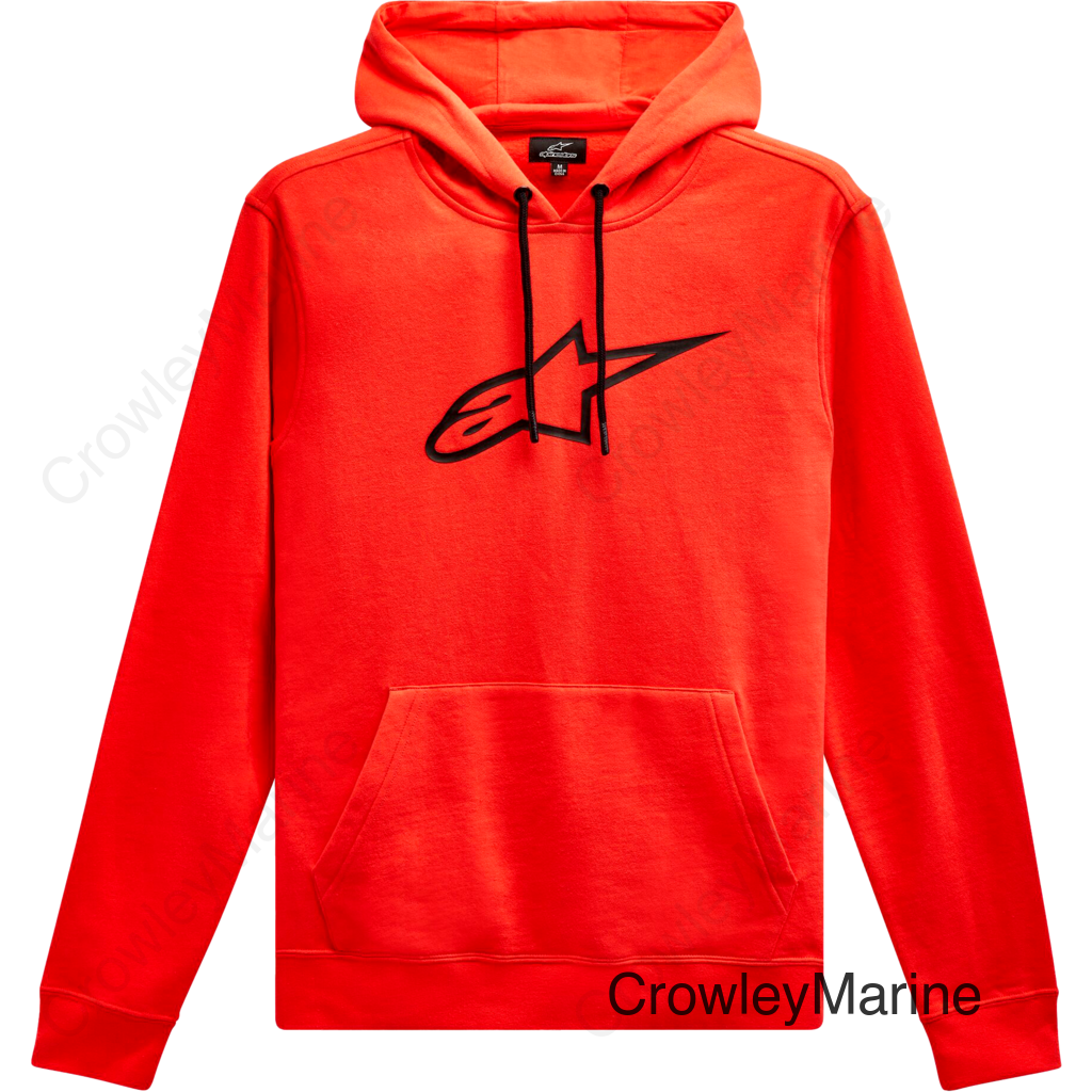 AGELESS V2 HOODIE WARM RED/BLACK 2X