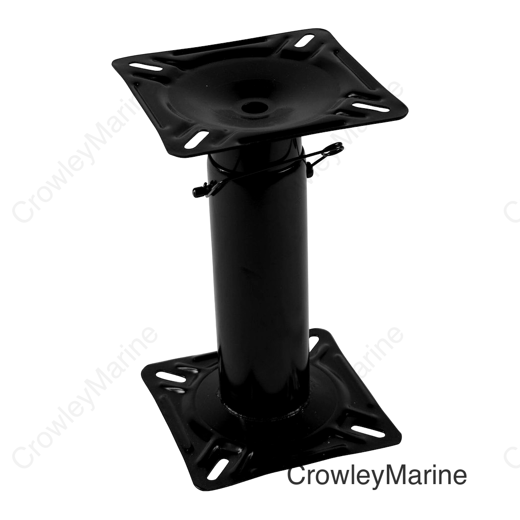 Adjustable 12-18" Black Steel Pedestal (8WD1255)
