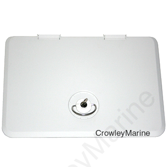 Locking, 10-3/4" x 15", White
