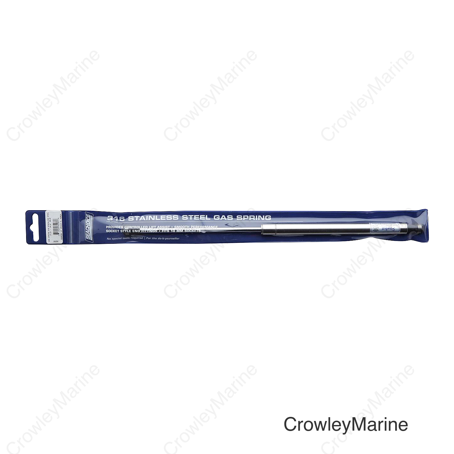 Seachoice Gas Spring, 316 Stainless Steel, 17.2-10.2 in., 90#