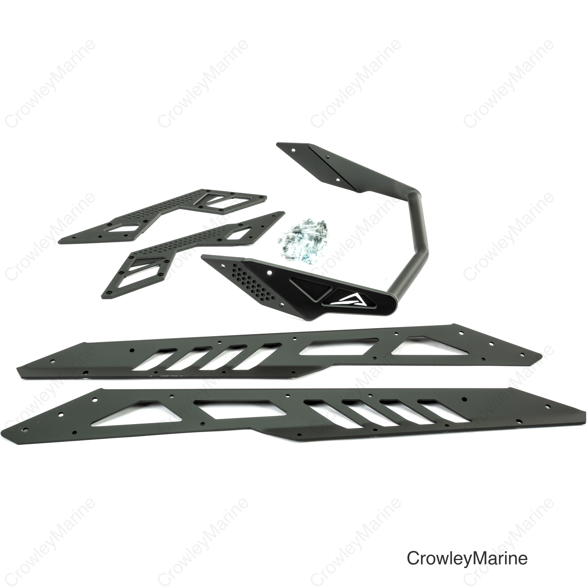 BUMPER REAR S-D GEN 4 AMT 165 TRACK FLAT BLACK
