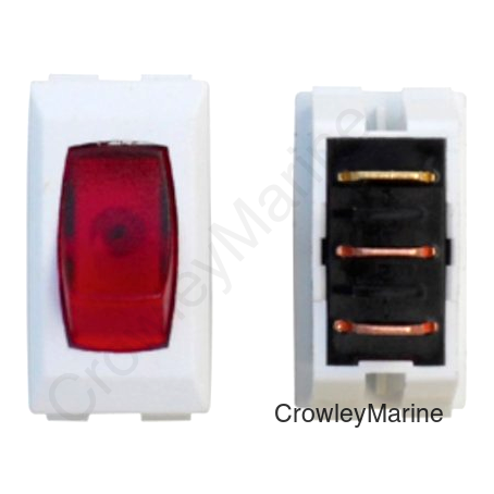 WHITE/RED LAMP  3/PACK