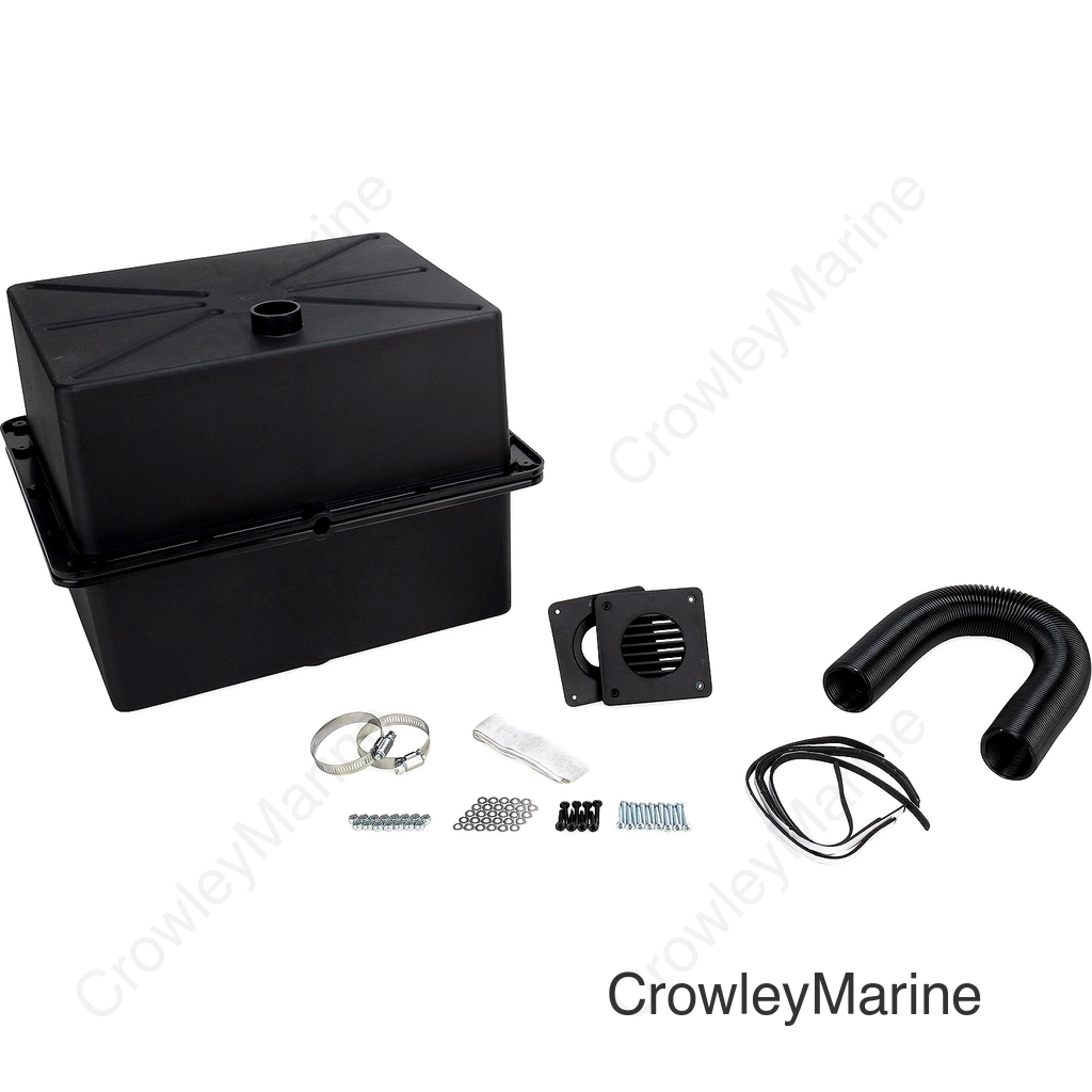 Camco 55385 Vented Side-By-Side Dual Battery Box- For Group 24 Batteries