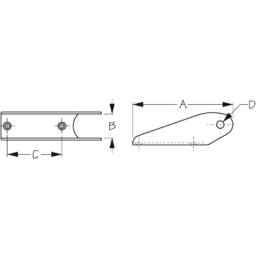 LADDER TRANSOM GUDGEON S.S. thumbnail-0