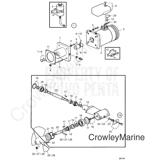PROPELLER BOW THRUSTER Left Hand (41100731)