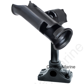 Rod Holder Junior with 6" Length Spline Post, Bulkhead/Flat Surface Mount
