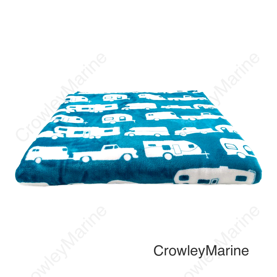 LIBATC - FLEECE BLANKET  BLUE  QUEE