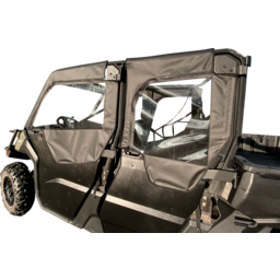 Soft Upper Doors - Black - Can-Am Defender Max thumbnail-0