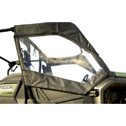 Soft Doors - Middle/Rear Windows - Black - Honda Pioneer 1000 thumbnail-13