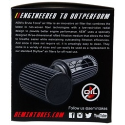 AEM Dryflow 3.25in. X 5in. Round Tapered Air Filter thumbnail-10