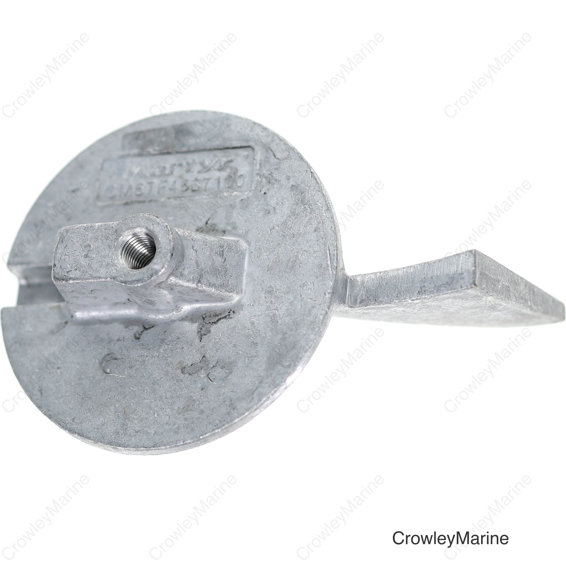 Anode, Trim Tab Lower Unit Gearcase Aluminum