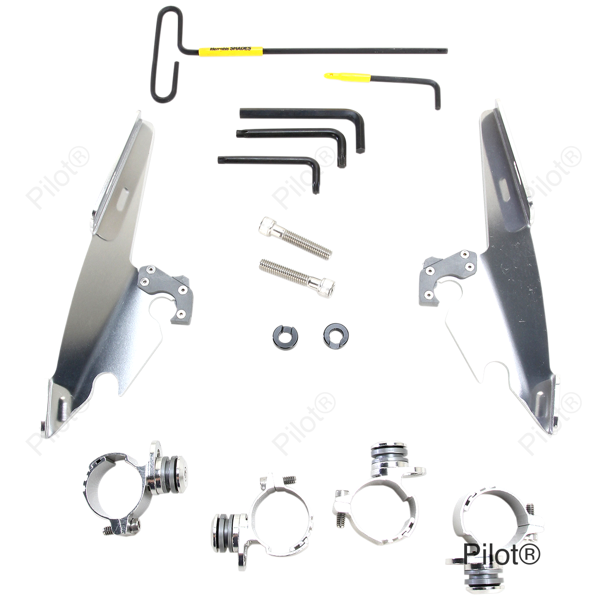Batwing - Mounting Kit - Polished - XL48