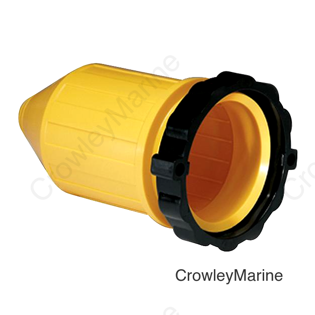 Marinco 7715ELN Weatherproof Cover With Easy Lock Sealing Ring For Use With 6360CRN or 6364CRN 50A Female Connectors