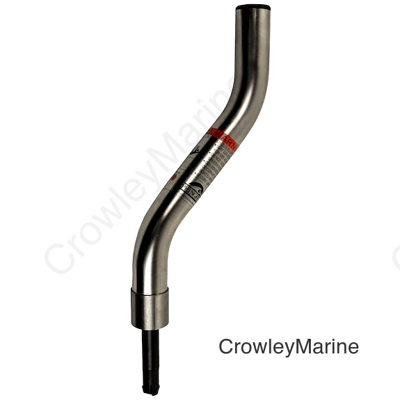 13" Offset Post, Satin, ABYC Code-B