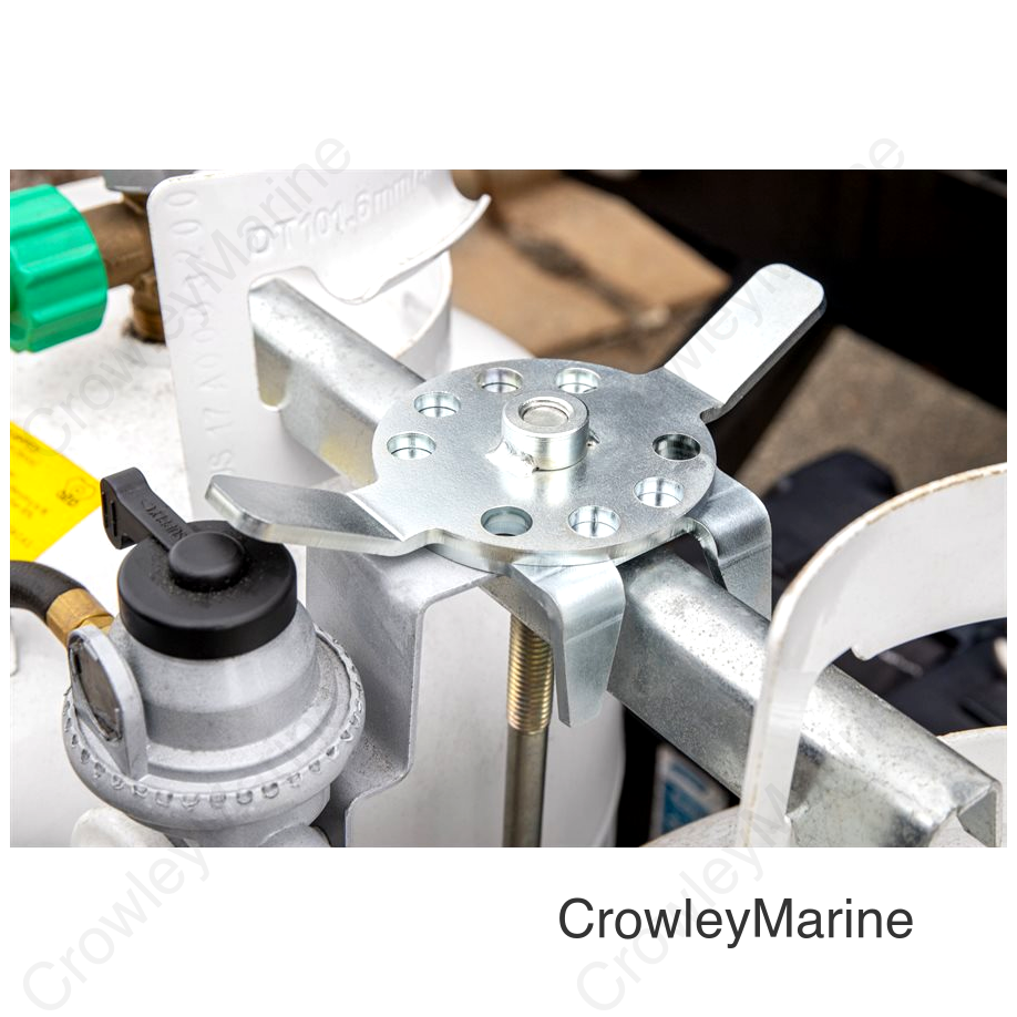 DOUBLE PROPANE TANK LOCKING DEVICE