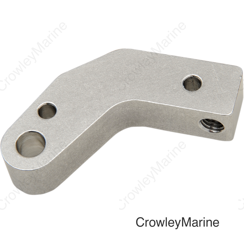 Headlight Mount Extension Block - Chrome
