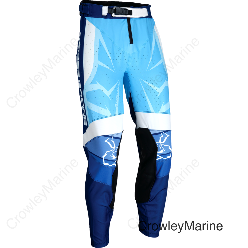 PANT AGROID BLUE/WHITE 36