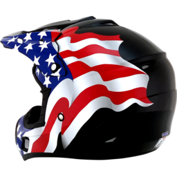 FX-17 Helmet - Flag - Black - 3XL thumbnail-1
