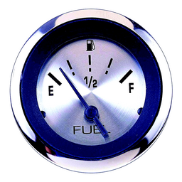 Sierra 63477P Sterling Series 2" Stainless Steel Fuel Gauge & Requires "F" Sender Code thumbnail-0