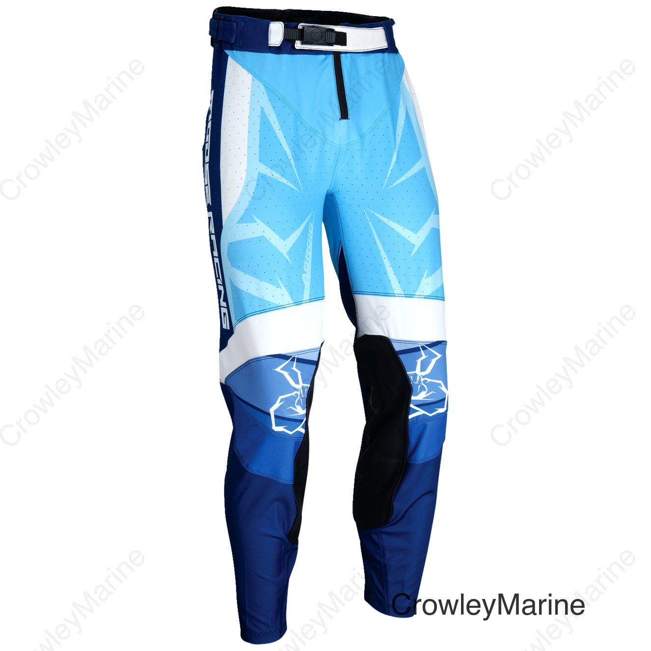 PANT AGROID BLUE/WHITE 36