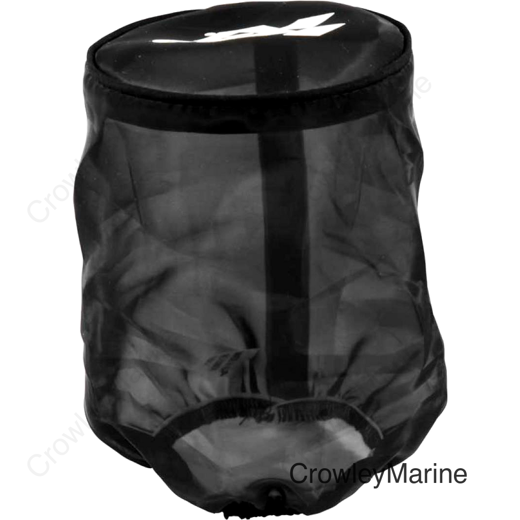 K&N Black Drycharger Rectangle Straight Air Filter Wrap - Black