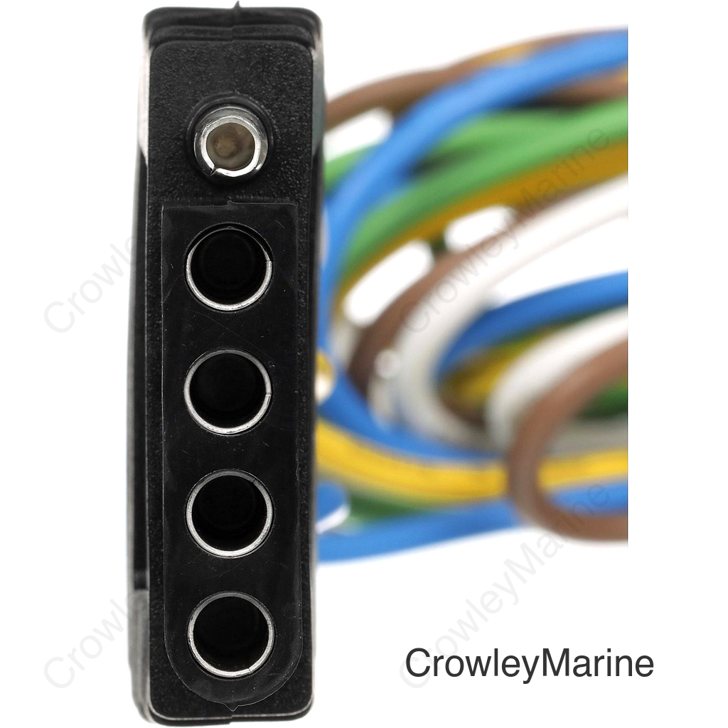 Seachoice Trailer Wire Harness Extension, 5 Pole, Flat, 48 In.