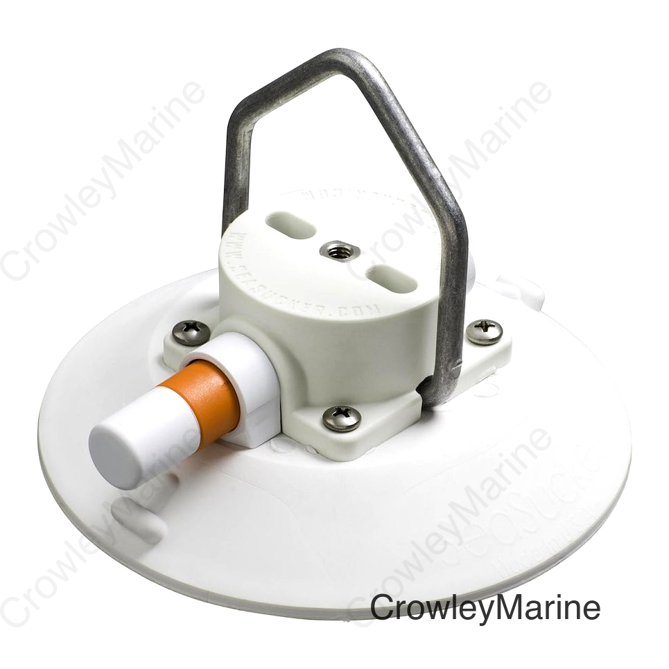 6' WHITE VACUUM MOUNT W/ POINTED ST