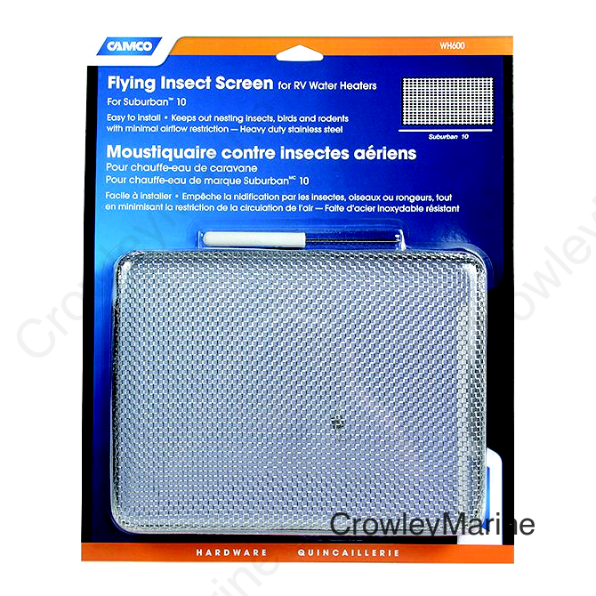 Water Heater Flying Insect Screen