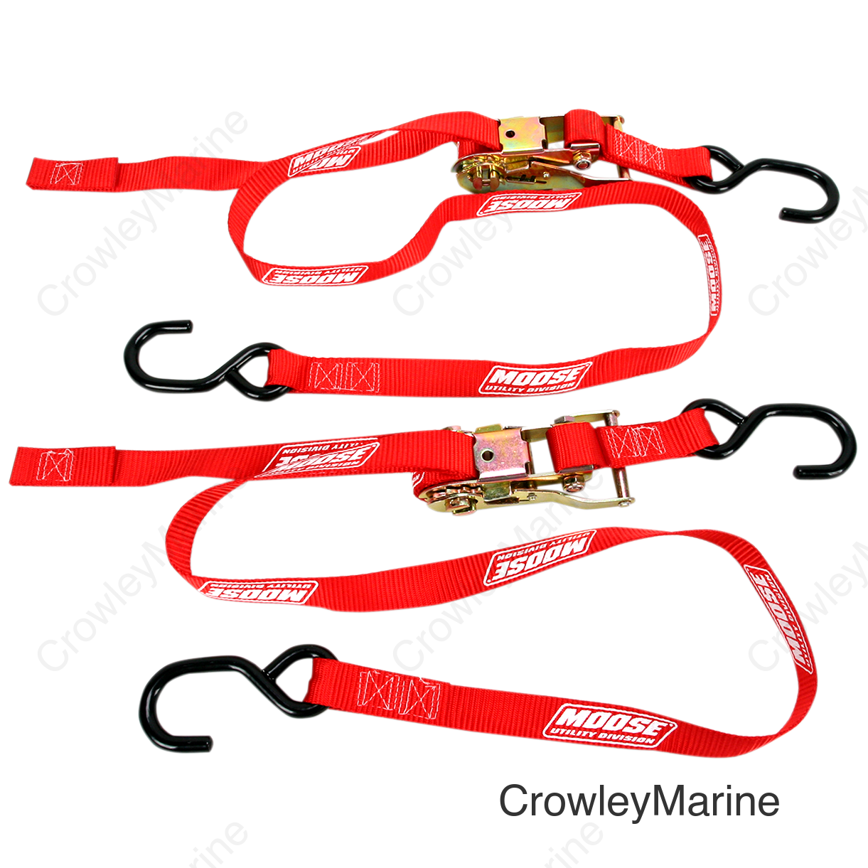 TIE DOWN 1" RATCHET RED