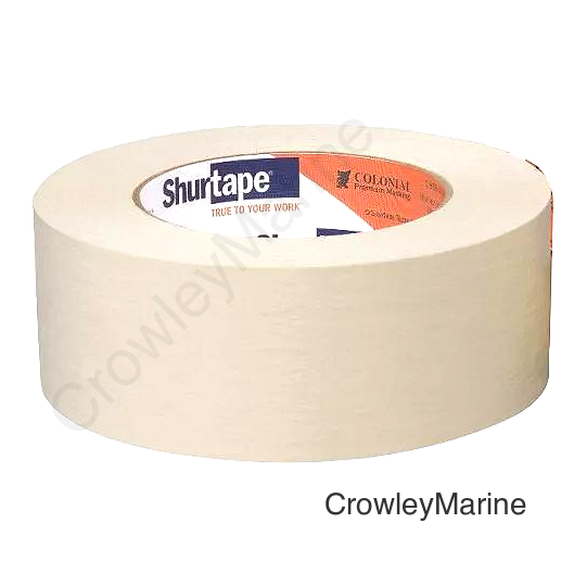 Shurtape 100749 Colonial® Premium Grade, High Adhesion Masking Tape, 1-1/2" x 180', Natural