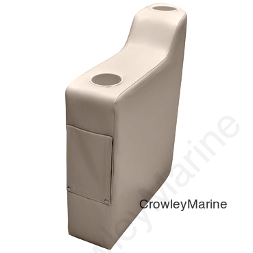 Pontoon Boat 7" L Radius Arm Rest - Wise Seats (3009-804)