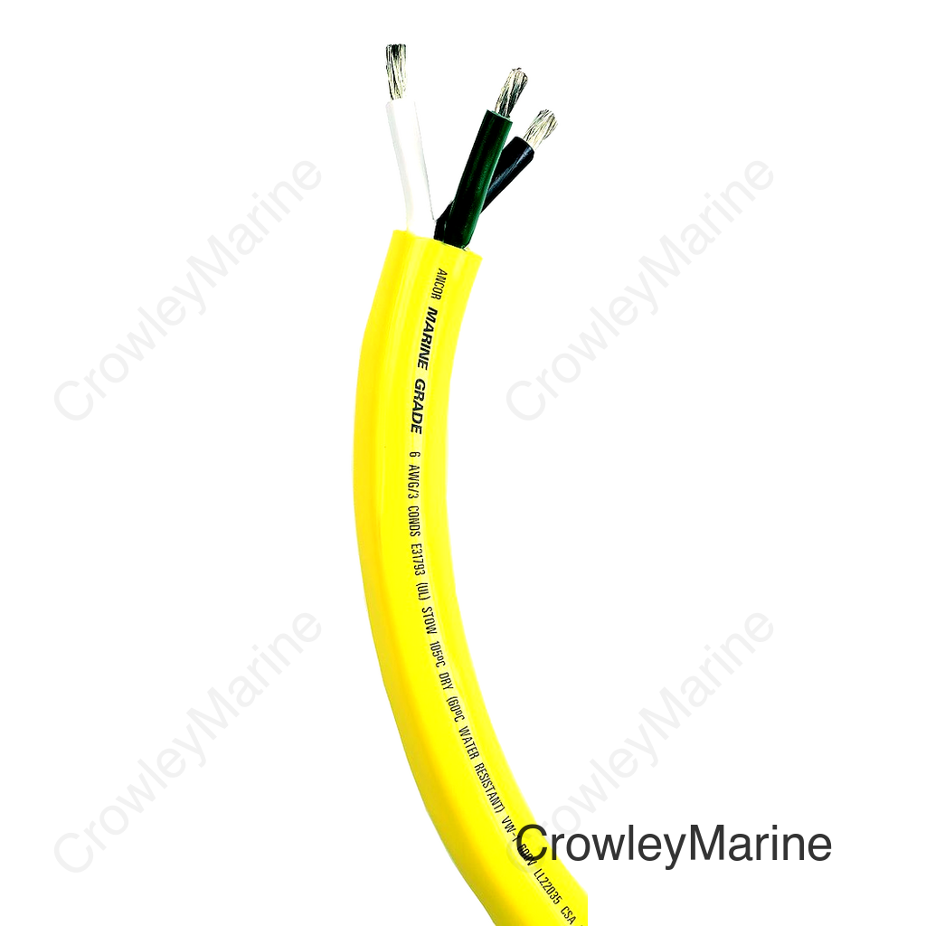 SHORE POWER CORD  10/3 STOW  YELLOW